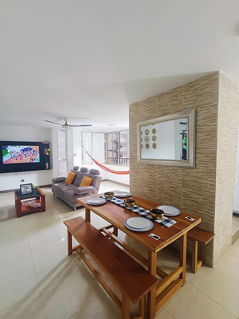 El Rodadero Hermoso Apartamento a 50m de la playa ven descan